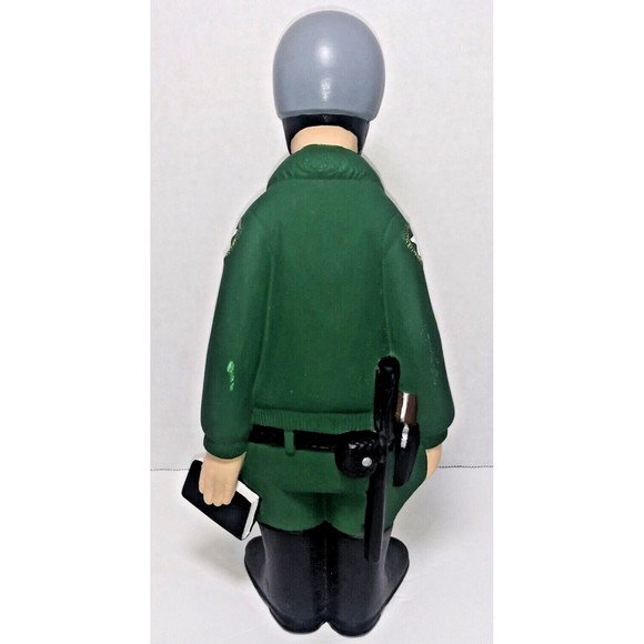 VTG Escambia County Sheriff Police Cop Planter Ceramic Figure Deputy 12" - Picture 9 of 12